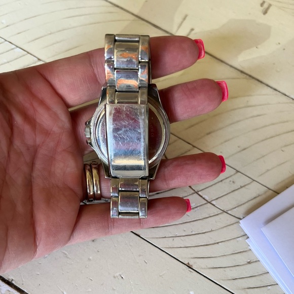 BKE Glitzy Zebra Print Watch - Picture 2 of 2